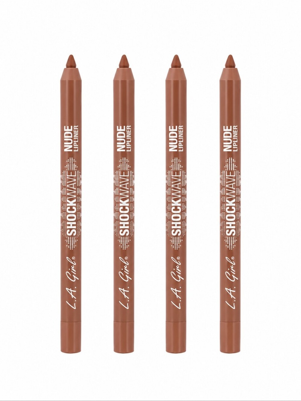 4 x L.A. GIRL Shockwave Nude Lip Liner - Sandstorm